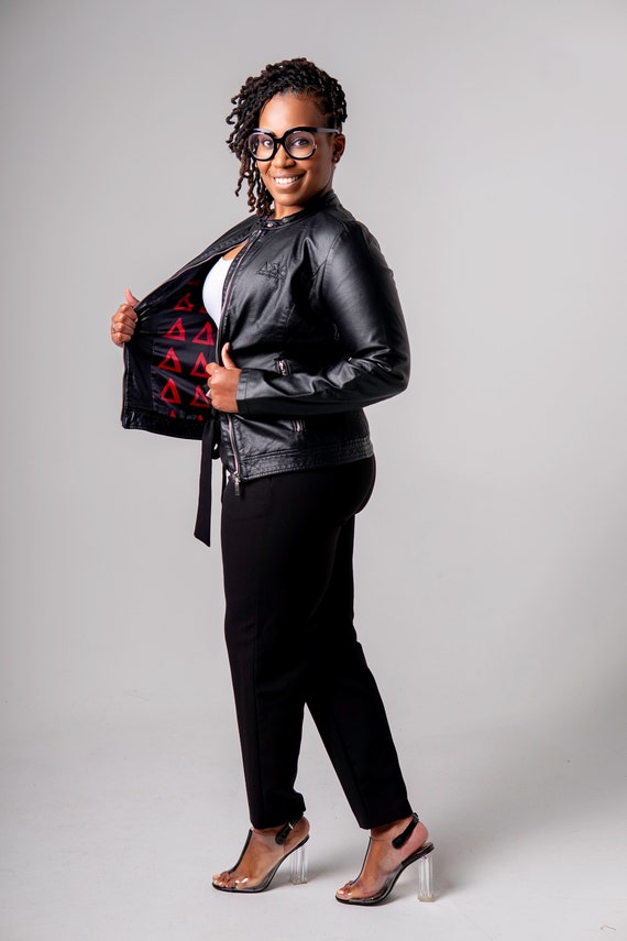 Lether jacket for women 204 — Habesha dress — Sheba Vibes Ethiopia — leather products 7911