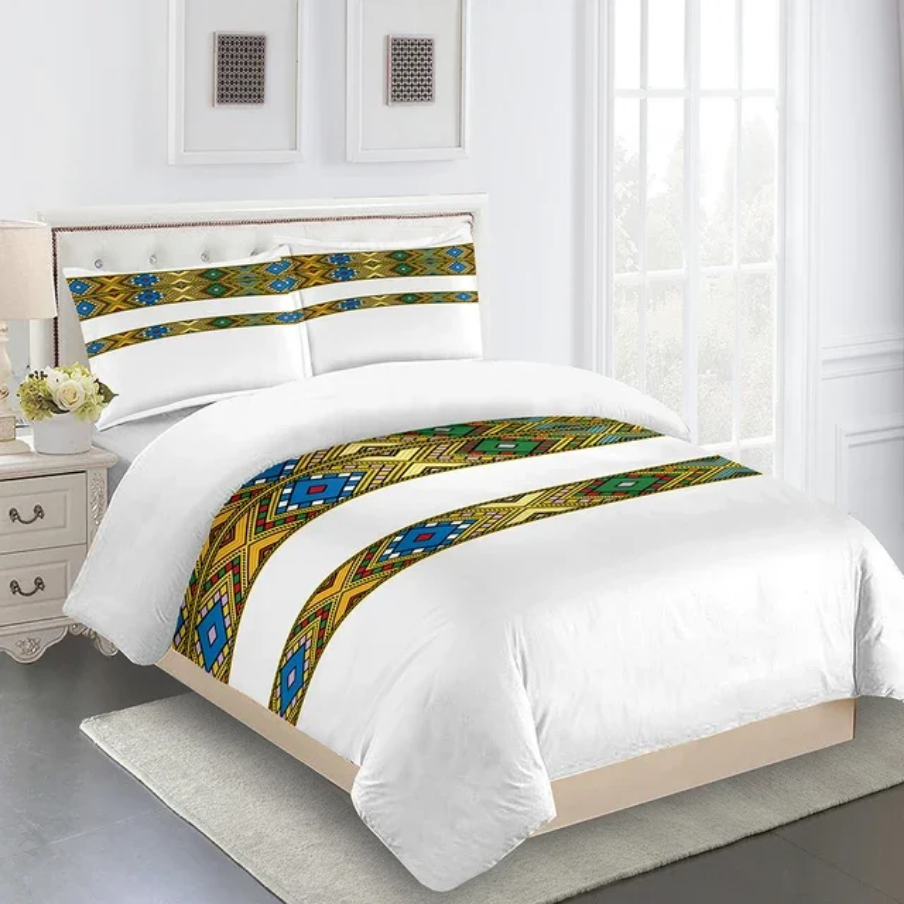 Bed Cover — Habesha dress — Sheba Vibes Ethiopia — curtains and bed covers 4098